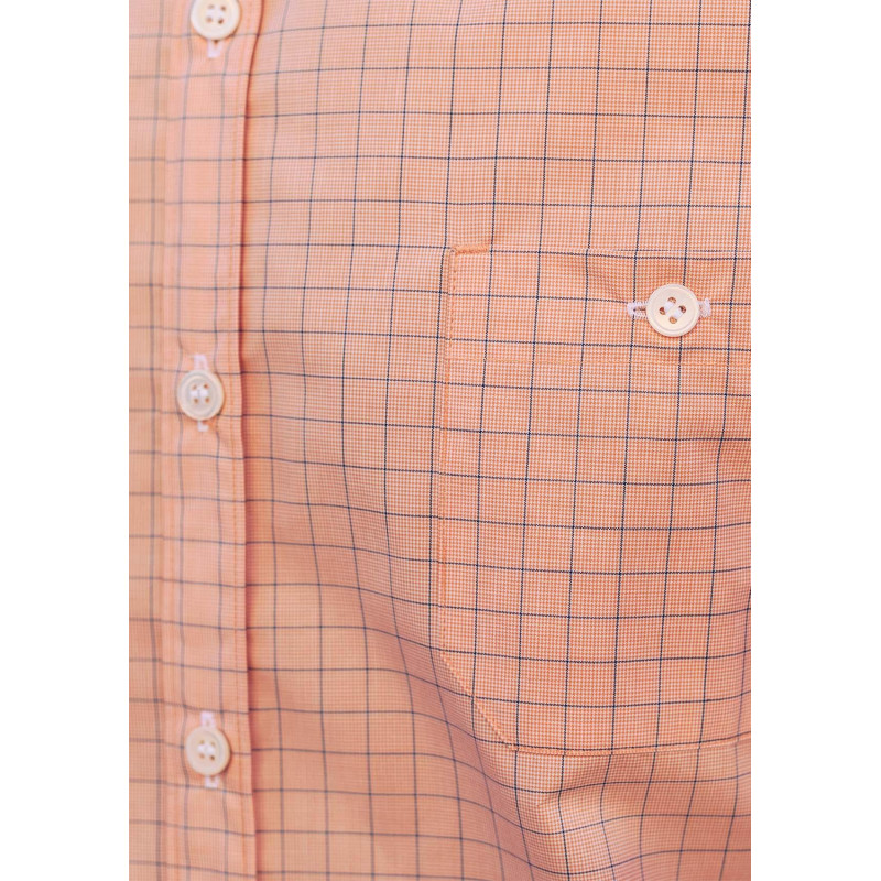 CHEMISE MONTLIPOCHE ORANGE CARREAUX
