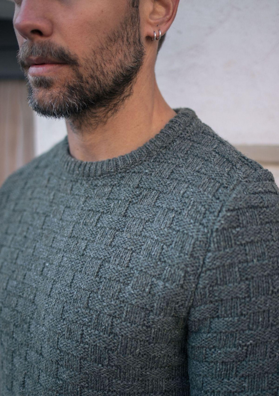 21ah-pull-homme-damier-kaki-recycle-made-in-france-1