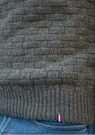 21ah-pull-homme-damier-kaki-recycle-made-in-france-4