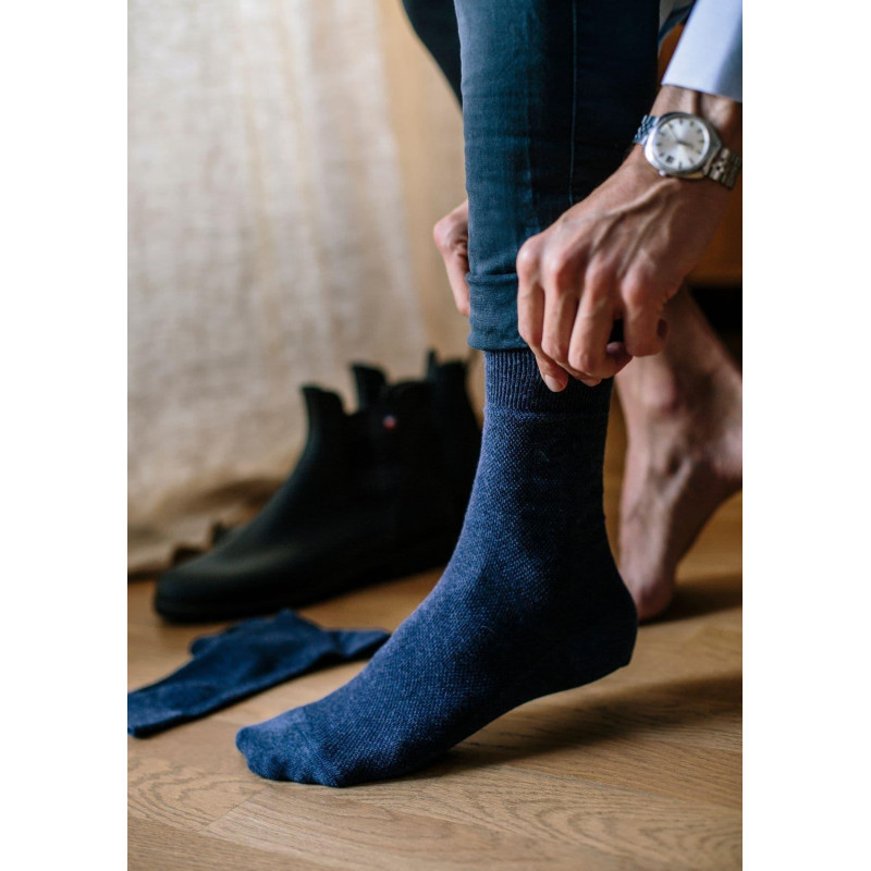 CHAUSSETTES MONTLISOCKS MARINE