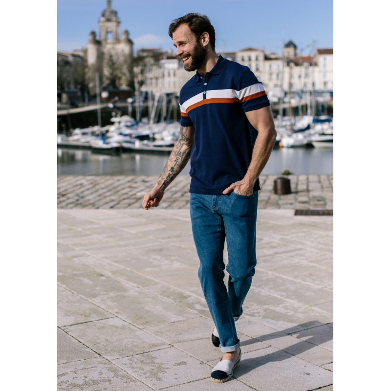 21pe-polo-homme-portrait-marine-coton-bio-recyclé-3 21pe-polo-homme-portrait-marine-coton-bio-recyclé-3