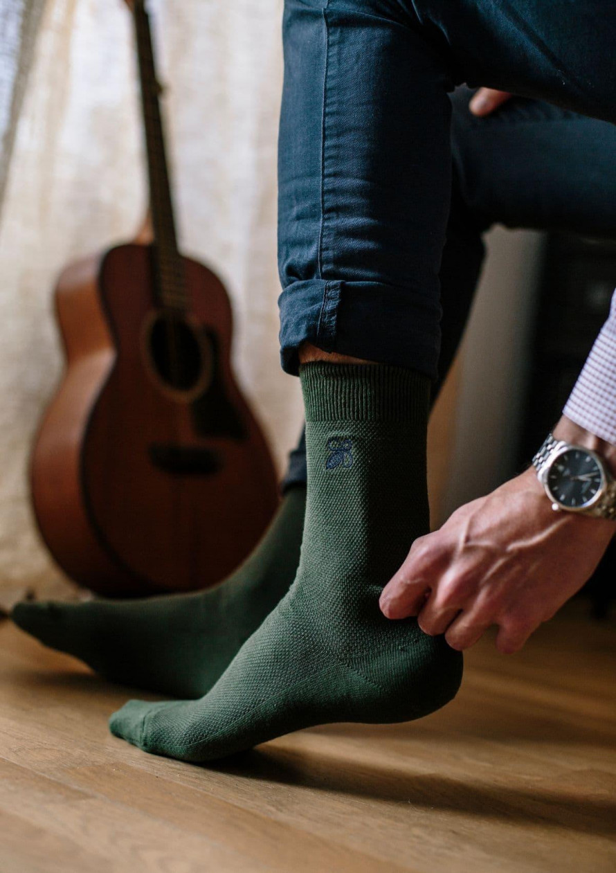 CHAUSSETTES COFFRET MONTLISOCKS KAKI/BORDEAUX/ANTHRA