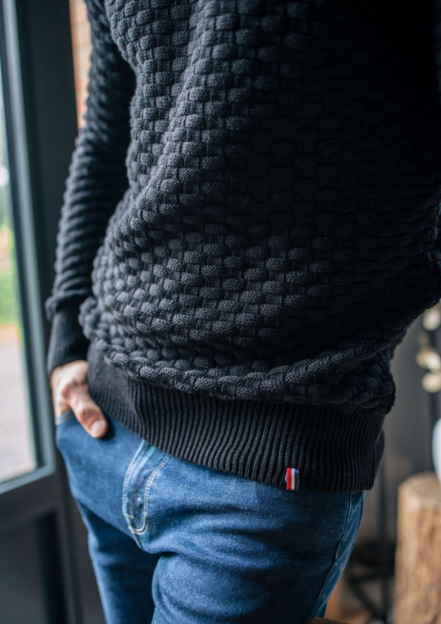 21ah-pull-homme-damier-noir-made-in-france-coton-bio-2