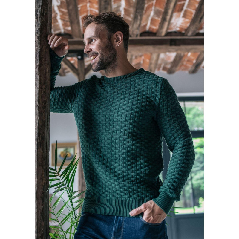 21ah-pull-homme-damier-vert-made-in-france-coton-bio-3 21ah-pull-homme-damier-vert-made-in-france-coton-bio-3