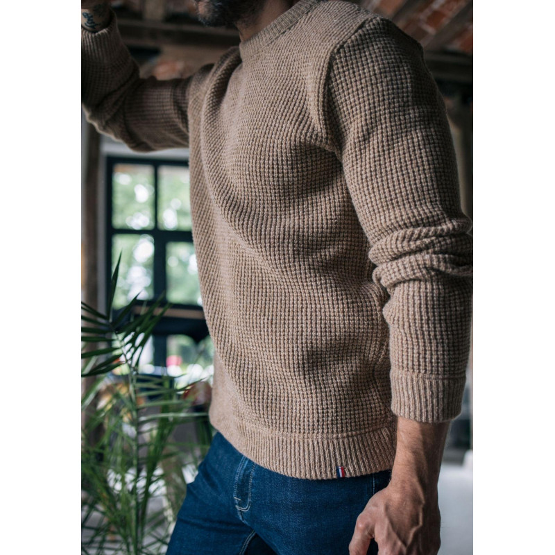 21ah-pull-homme-origine-recyclé-made-in-france-beige-3