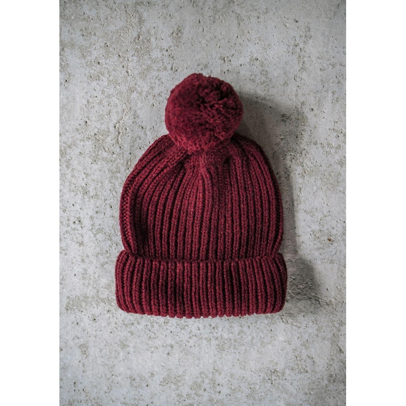 21ah-bonnet-homme-pompom-bordeaux-made-in-france-recyclé-3 21ah-bonnet-homme-pompom-bordeaux-made-in-france-recyclé-3