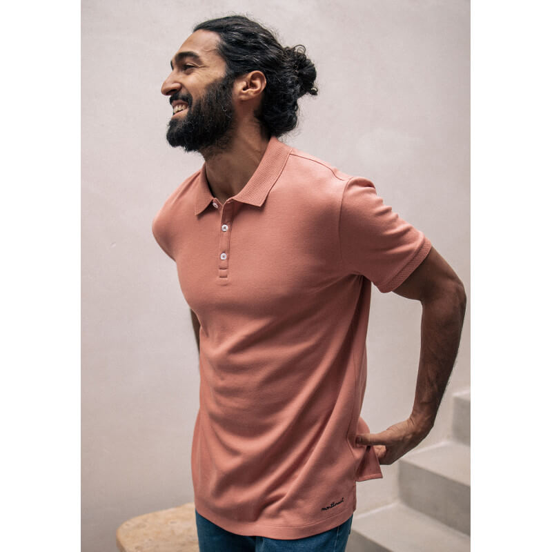 22pe-polo-homme-amical-rose-coton-bio-recyclé-2 22pe-polo-homme-amical-rose-coton-bio-recyclé-2
