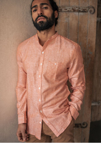 22pe-chemise-homme-montlilin-orange-lin-1