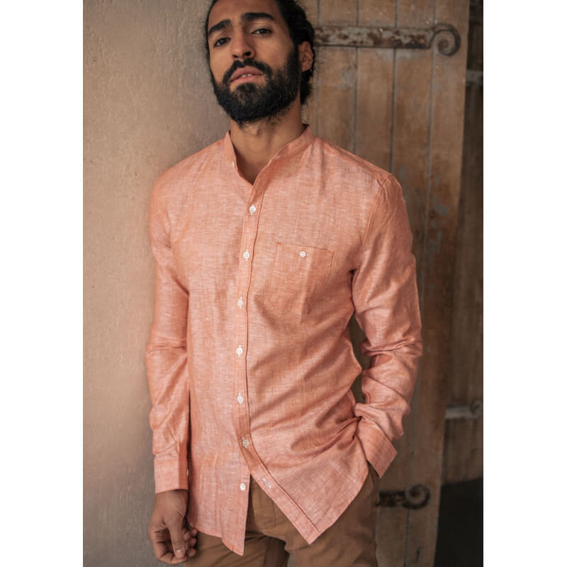 22pe-chemise-homme-montlilin-orange-lin-1 22pe-chemise-homme-montlilin-orange-lin-1