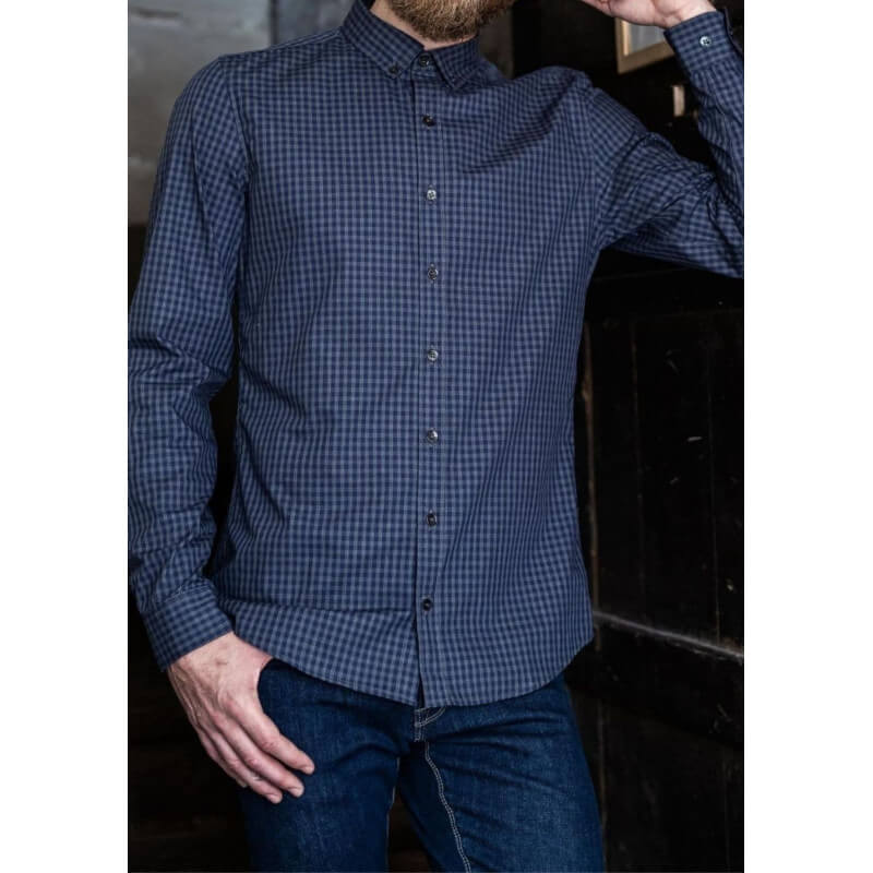 17ah-chemise-homme-centre-bourg-col-boutonné-gris-carreaux-bleu-coton-2 17ah-chemise-homme-centre-bourg-col-boutonné-gris-carreaux-bleu-coton-2