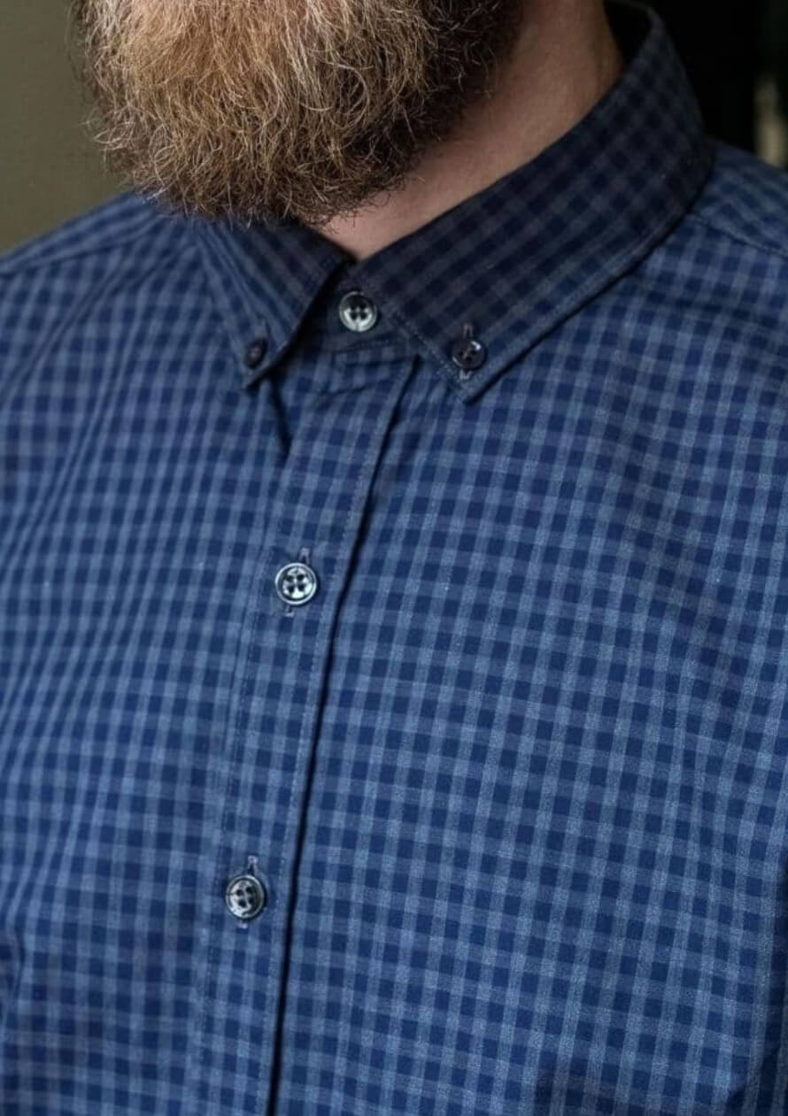 17ah-chemise-homme-centre-bourg-col-boutonné-gris-carreaux-bleu-coton-1