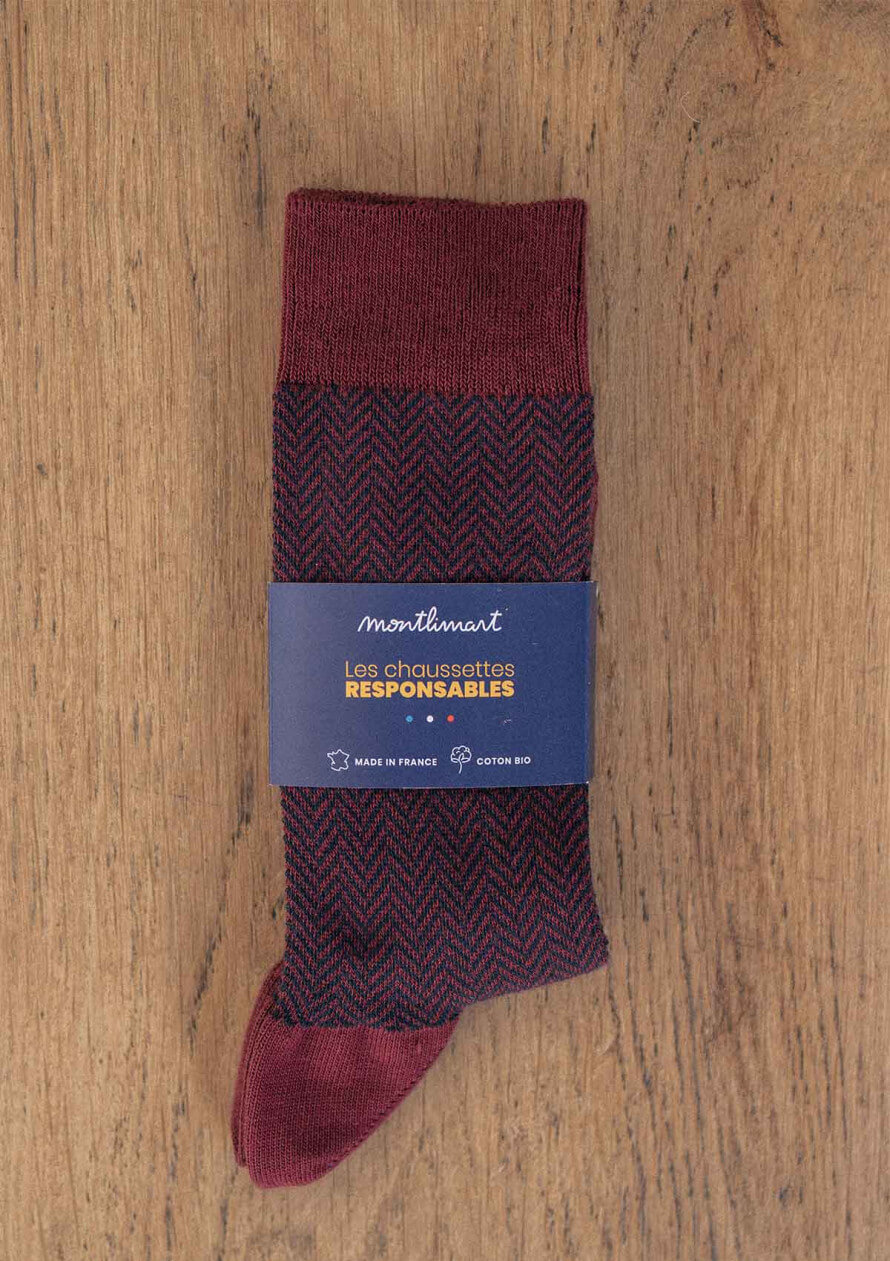 22ah-chaussettes-homme-chevron-bordeaux-marine-coton-bio-made-in-france-2