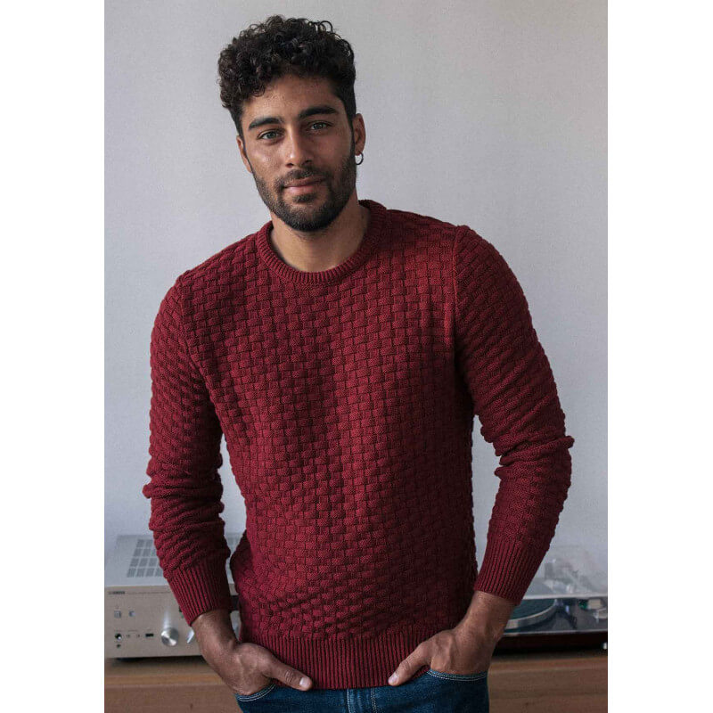22ah-pull-homme-damier-rouge-coton-bio-made-in-france-4 22ah-pull-homme-damier-rouge-coton-bio-made-in-france-4