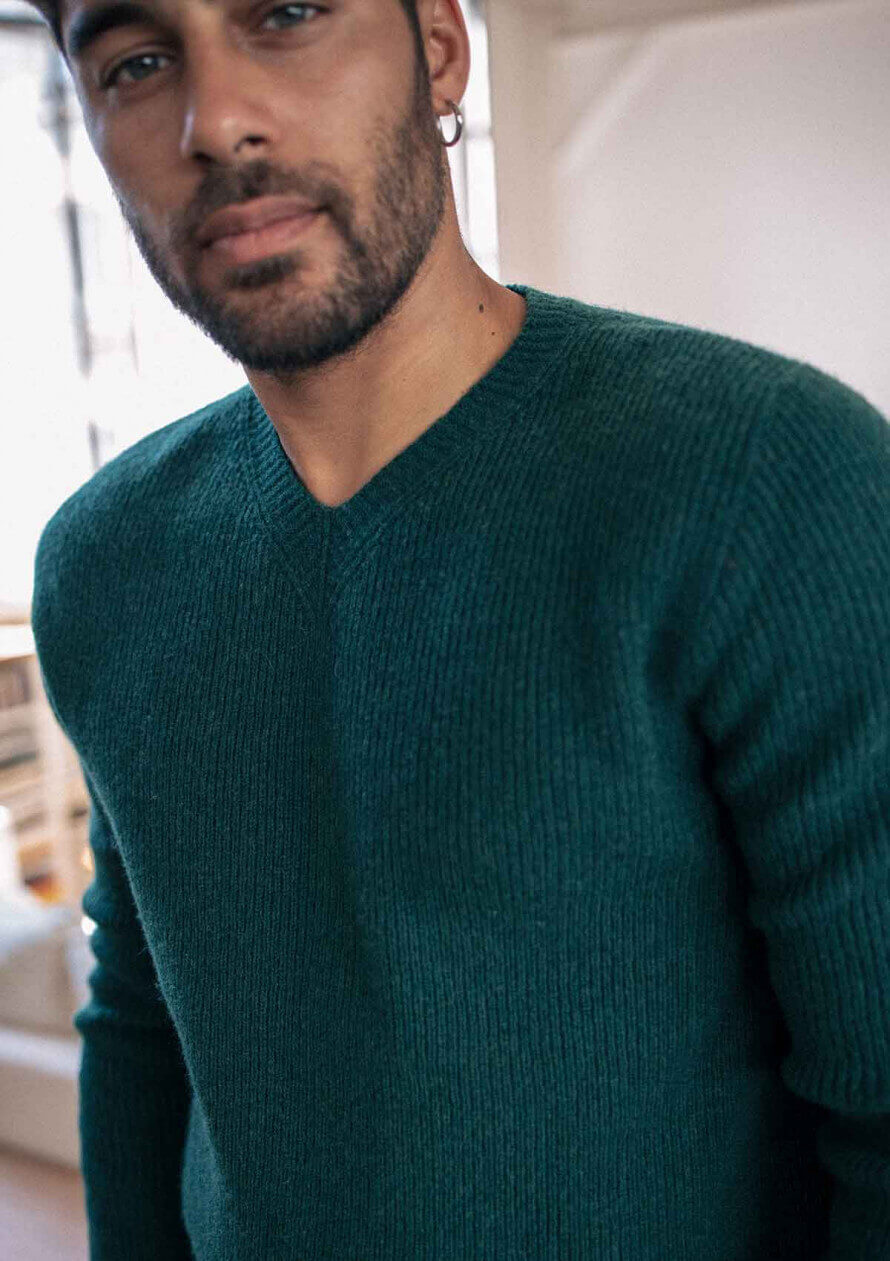 22ah-pull-homme-libre-vert-made-in-france-recyclé-tricotage-3d-4