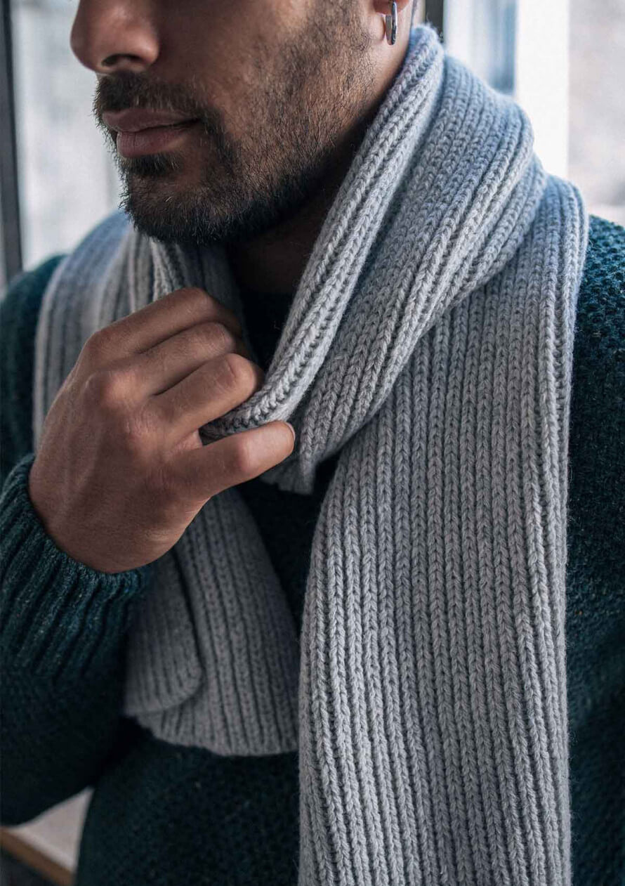 22ah-écharpe-homme-chanterelle-gris-clair-recycle-made-in-france-2