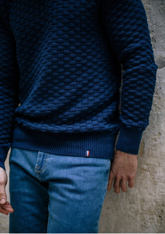 21pe-pull-homme-damier-bleu-foncé-coton-bio-made-in-france-3