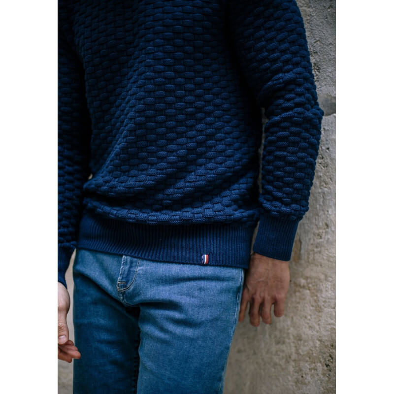 21pe-pull-homme-damier-bleu-foncé-coton-bio-made-in-france-3 21pe-pull-homme-damier-bleu-foncé-coton-bio-made-in-france-3