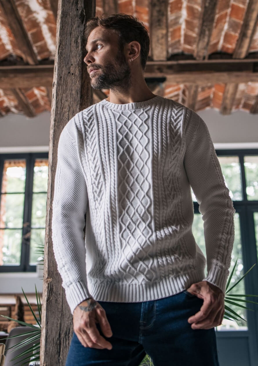 Sous-pull homme en coton bio