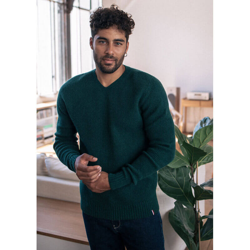 22ah-pull-homme-libre-vert-made-in-france-recyclé-tricotage-3d-2 22ah-pull-homme-libre-vert-made-in-france-recyclé-tricotage-3d-2