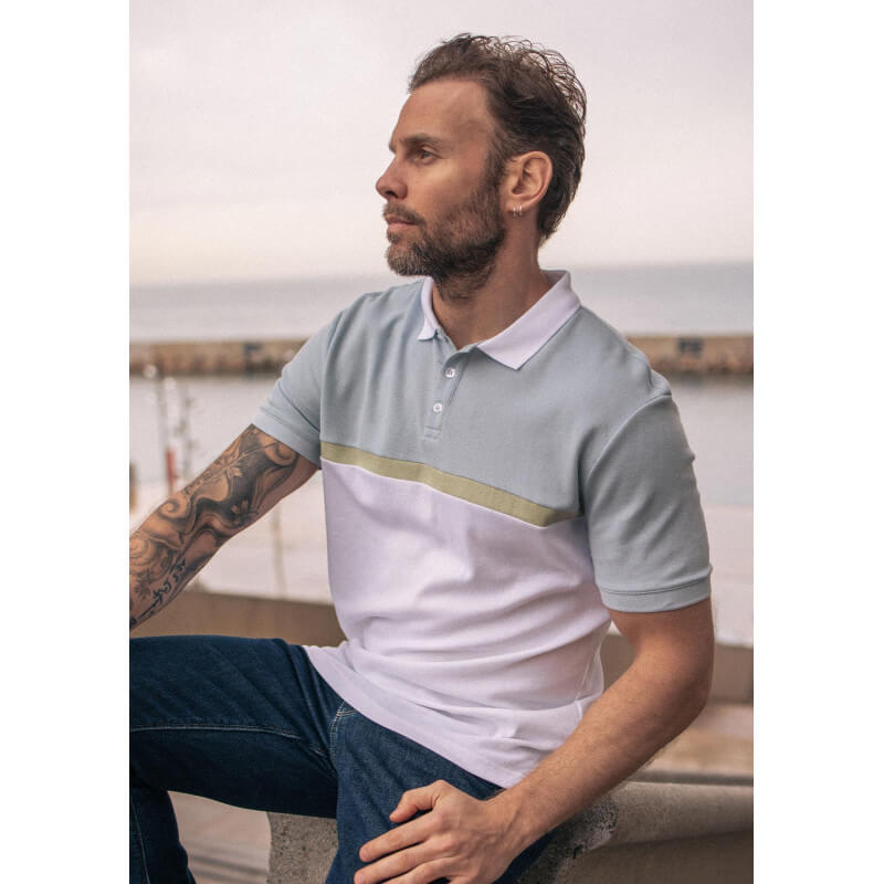 23pe-polo-homme-methode-bleu-clair-écru-coton-bio-recyclé-3 23pe-polo-homme-methode-bleu-clair-écru-coton-bio-recyclé-3