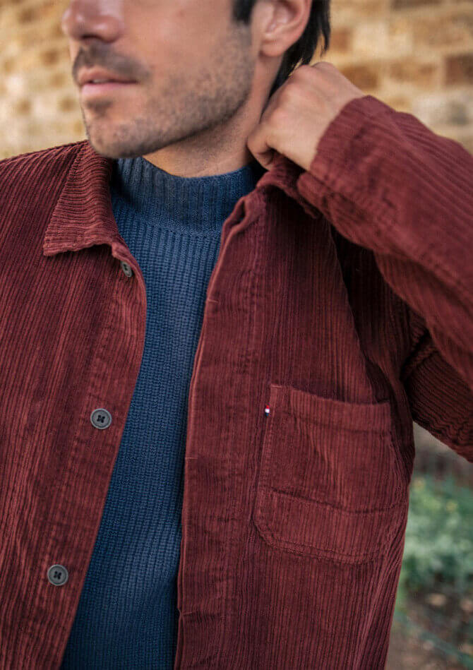 Veste homme ATELIER bordeaux made in France - Montlimart