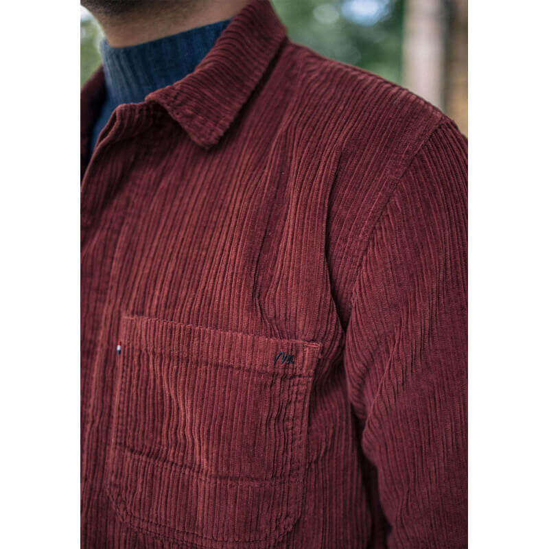 Veste homme ATELIER bordeaux made in France - Montlimart Veste homme ATELIER bordeaux made in France - Montlimart