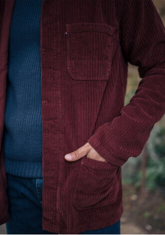 Veste homme ATELIER bordeaux made in France - Montlimart