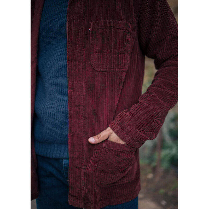 Veste homme ATELIER bordeaux made in France - Montlimart Veste homme ATELIER bordeaux made in France - Montlimart