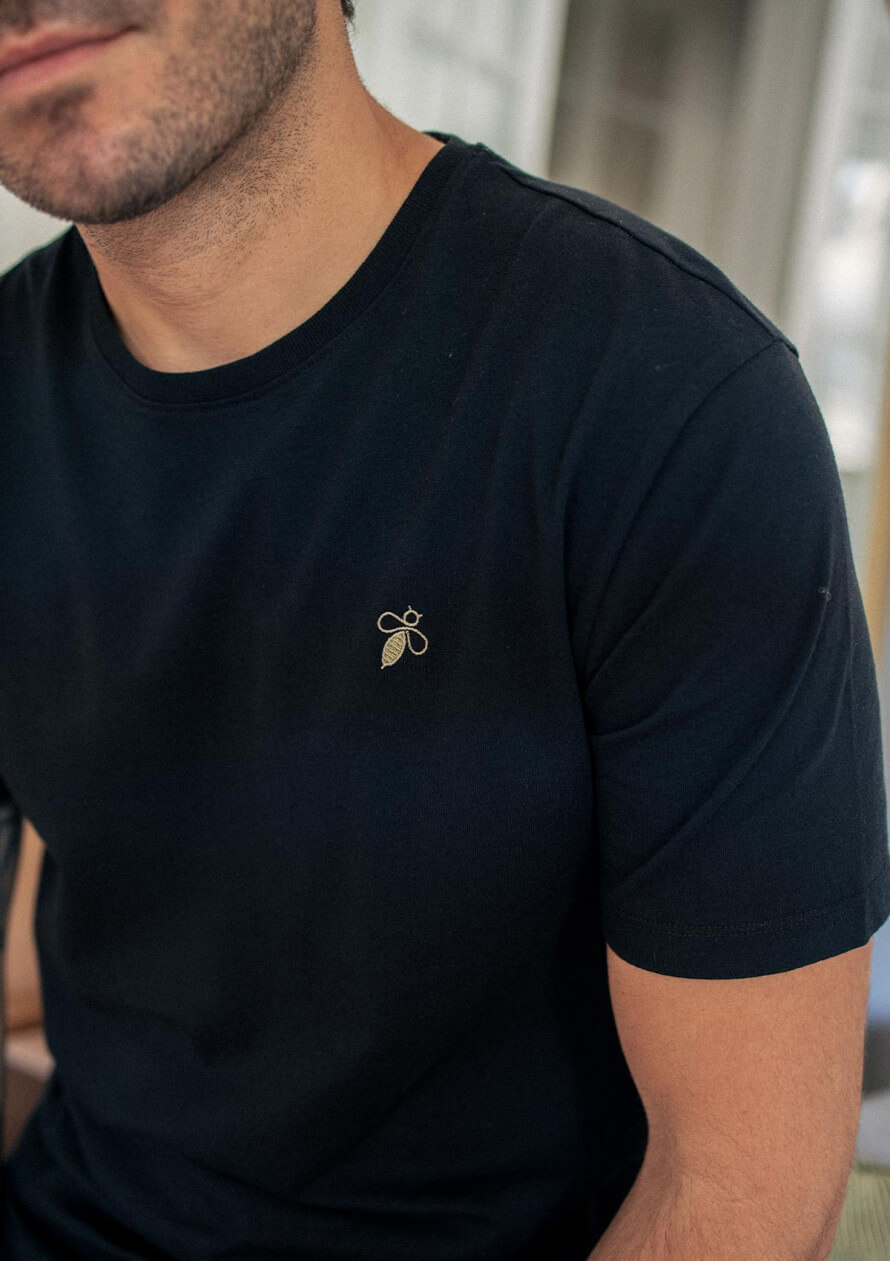 T-SHIRT ESSAIM NOIR