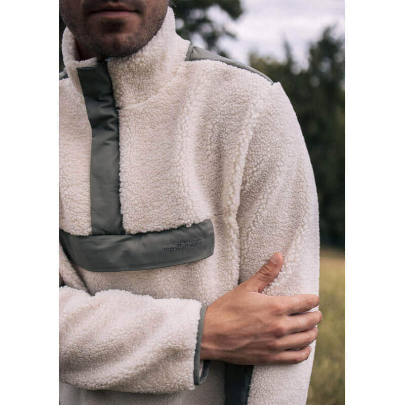 Pull polaire bi-matière homme BOREAL recyclé - MONTLIMART Pull polaire bi-matière homme BOREAL recyclé - MONTLIMART