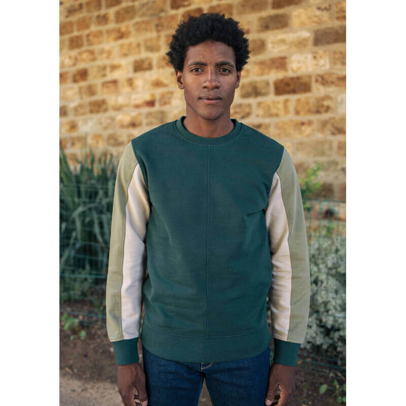 Sweat homme COSMOS recyclé tricolore - MONTLIMART Sweat homme COSMOS recyclé tricolore - MONTLIMART
