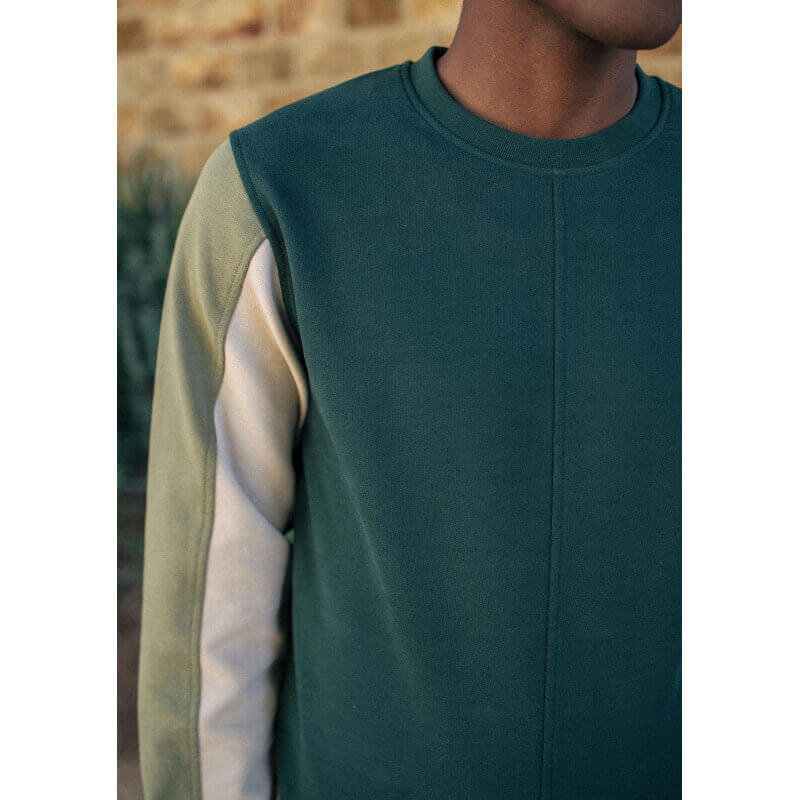 Sweat homme COSMOS recyclé tricolore - MONTLIMART