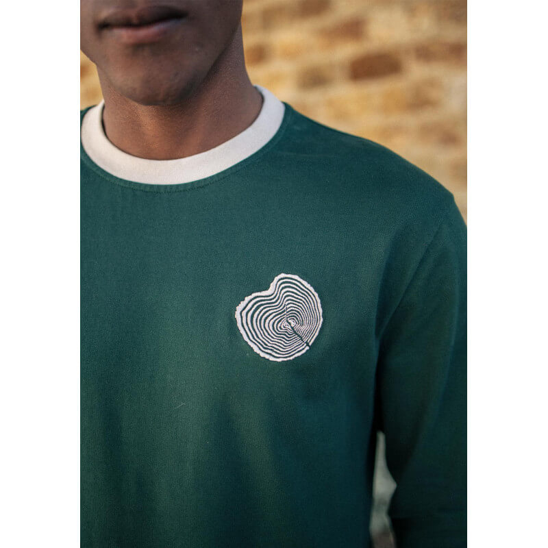 T-SHIRT ECORCE VERT