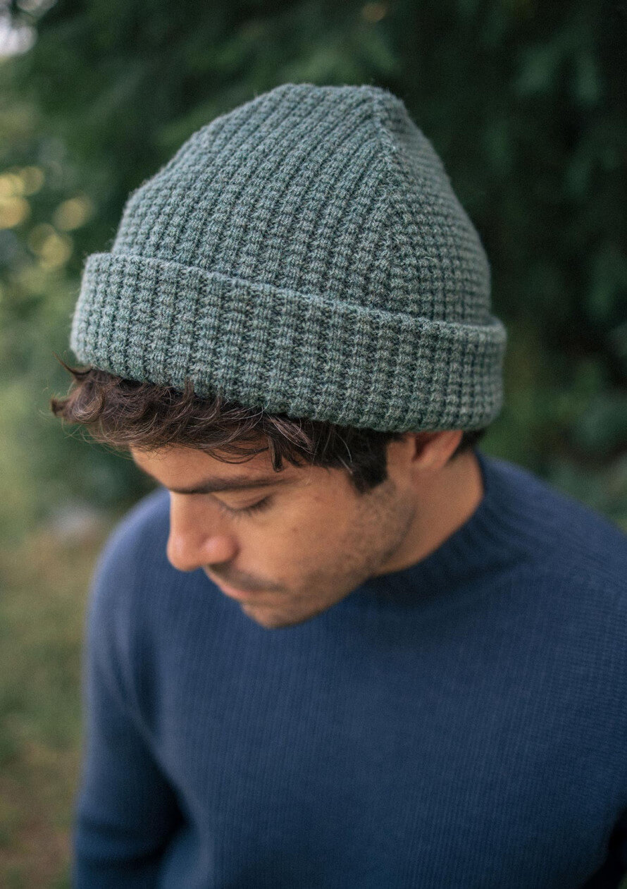 BONNET GRAINE VERT