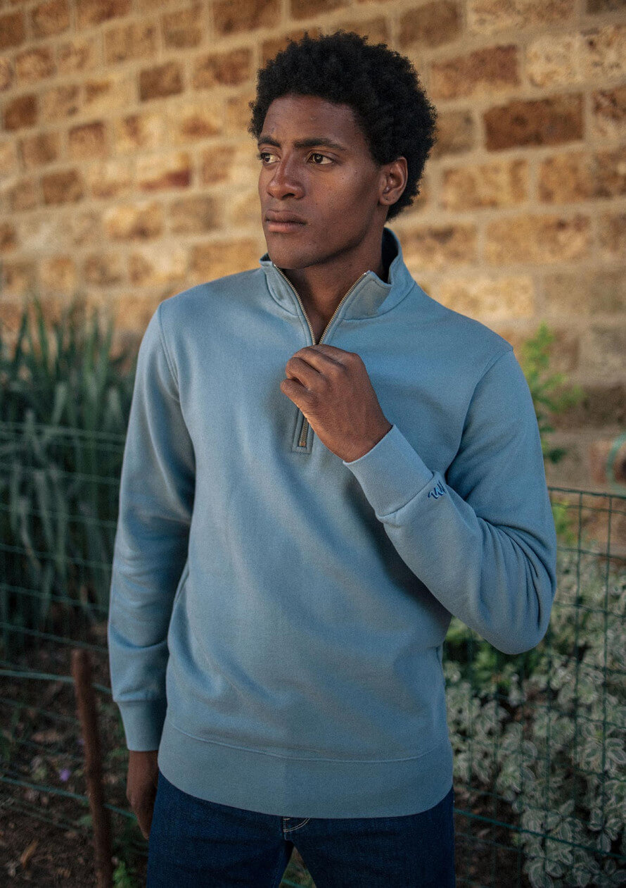 SWEAT UNION BLEU CLAIR