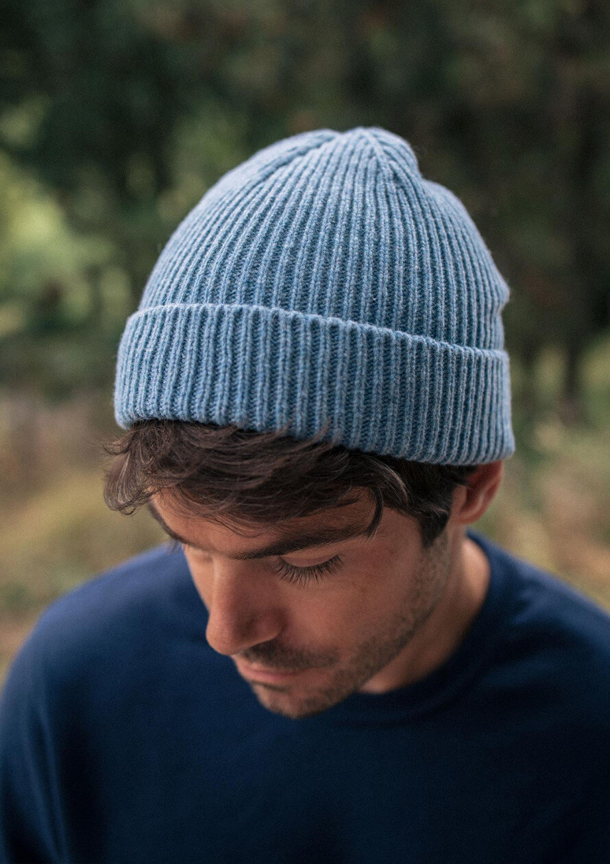 Bonnet homme PRAPOUTEL anthracite made in france en matière recyclée -  Montlimart