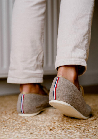 CHAUSSONS MARTINE BEIGE/DORE