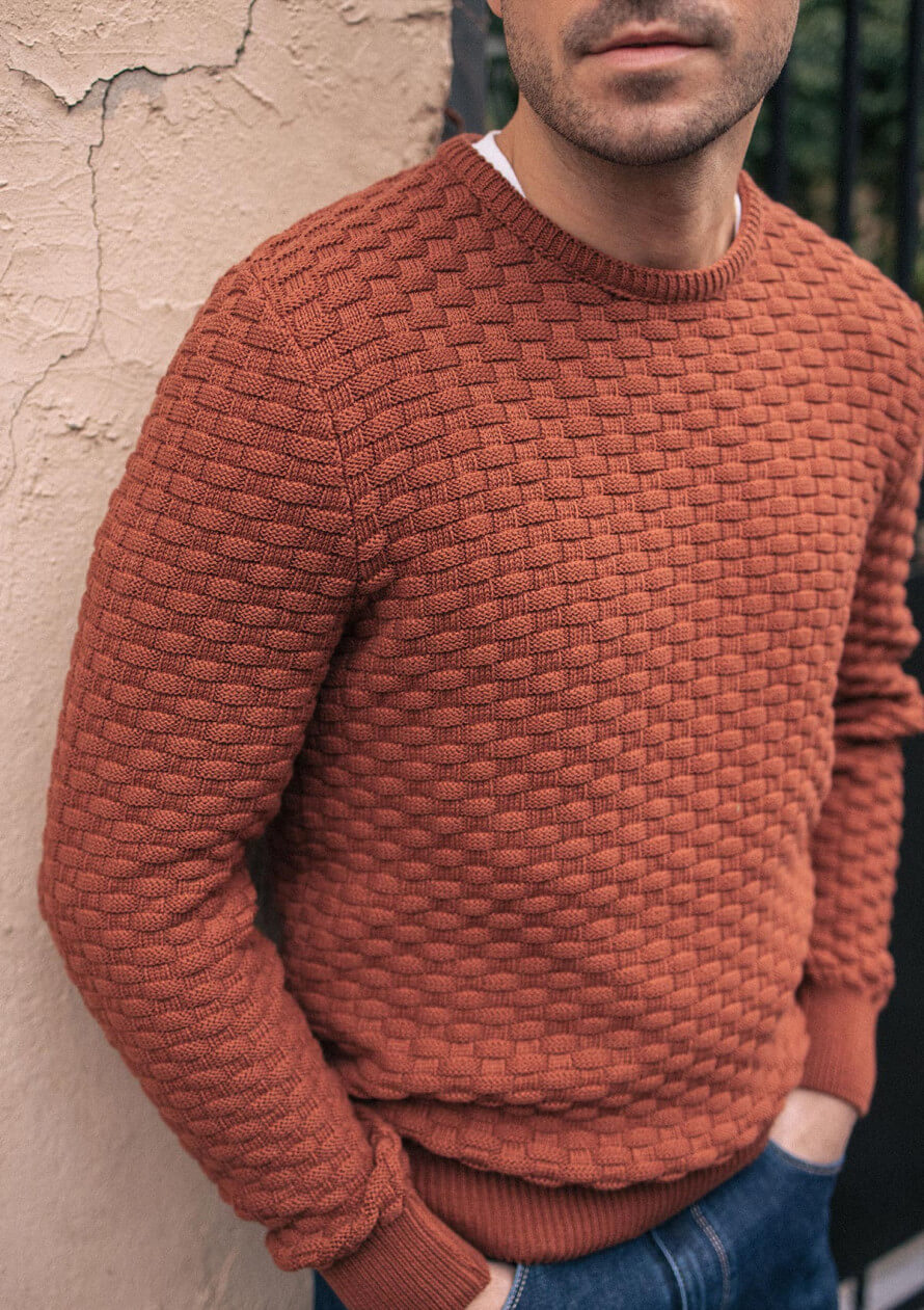 24pe-pull-homme-damier-terracotta-coton-bio-made-in-france-2