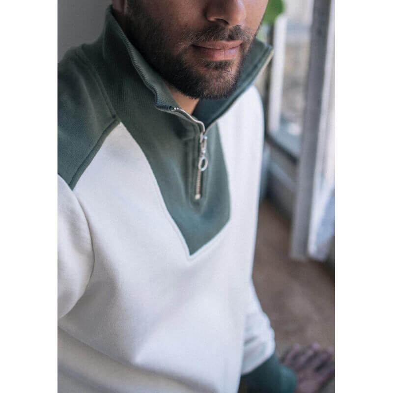 22ah-sweat-homme-energie-écru-kaki-coton-bio-1