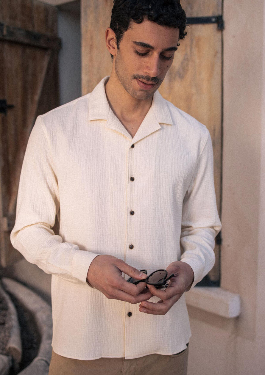 25pe-chemise-homme-havane-ecru-gaufre-coton-2