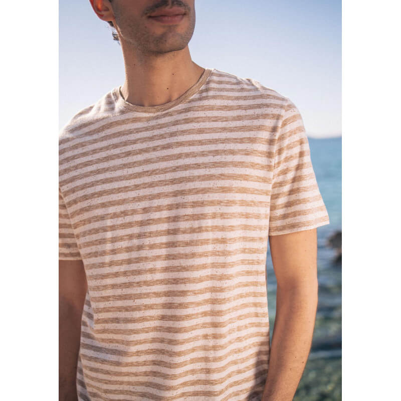 23pe-t-shirt-homme-estival-beige-écru-coton-bio-recyclé-1