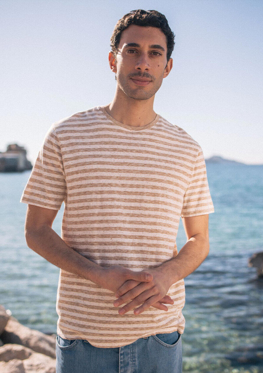 23pe-t-shirt-homme-estival-beige-écru-coton-bio-recyclé-2