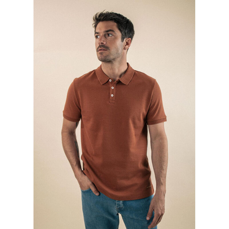 24pe-polo-homme-coton-bio-recycle-amical-terracotta-1