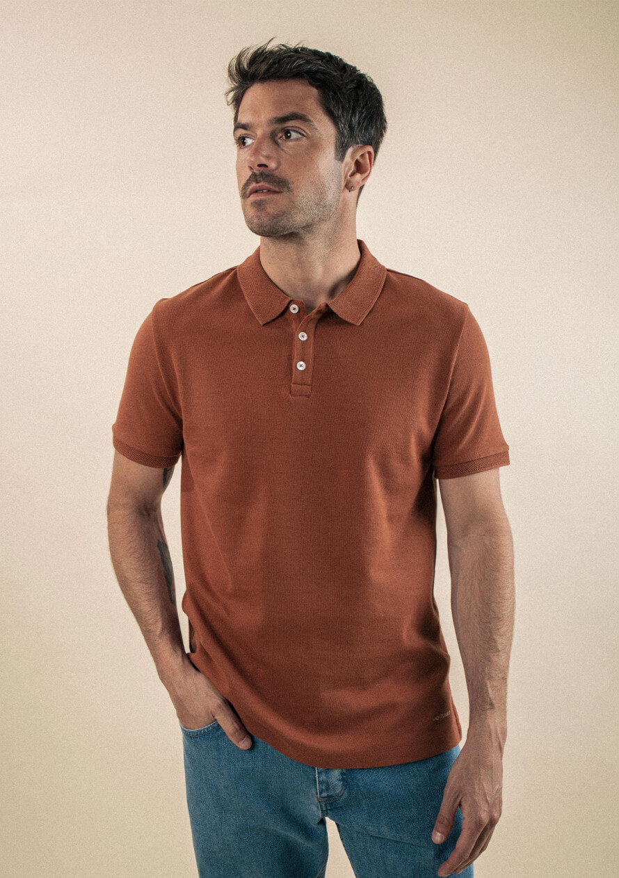 24pe-polo-homme-coton-bio-recycle-amical-terracotta-1
