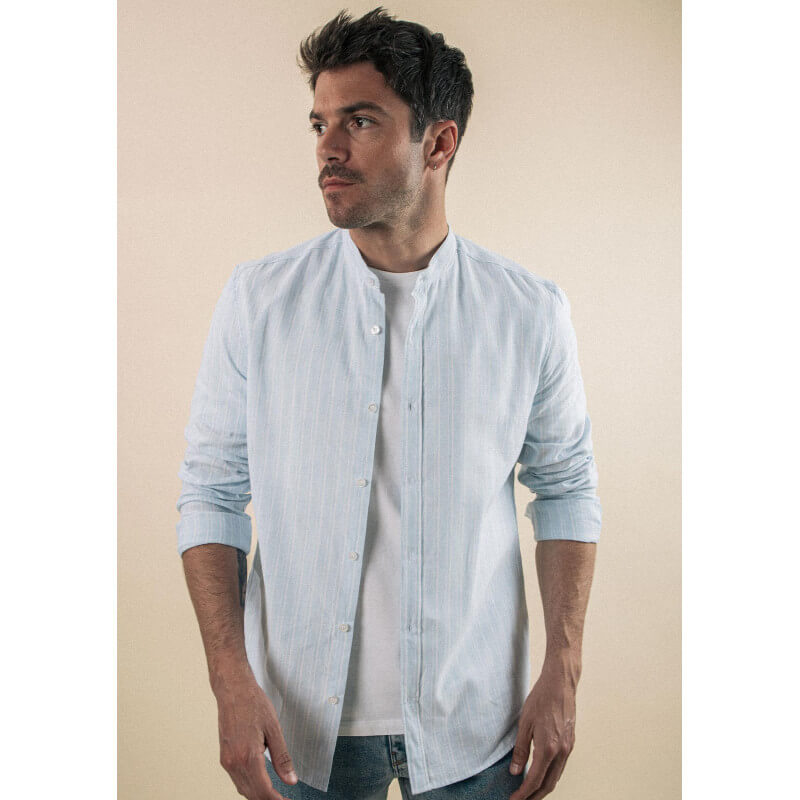 24pe-chemise-homme-coton-bio-lin-maolin-rayures-bleu-clair-2 24pe-chemise-homme-coton-bio-lin-maolin-rayures-bleu-clair-2
