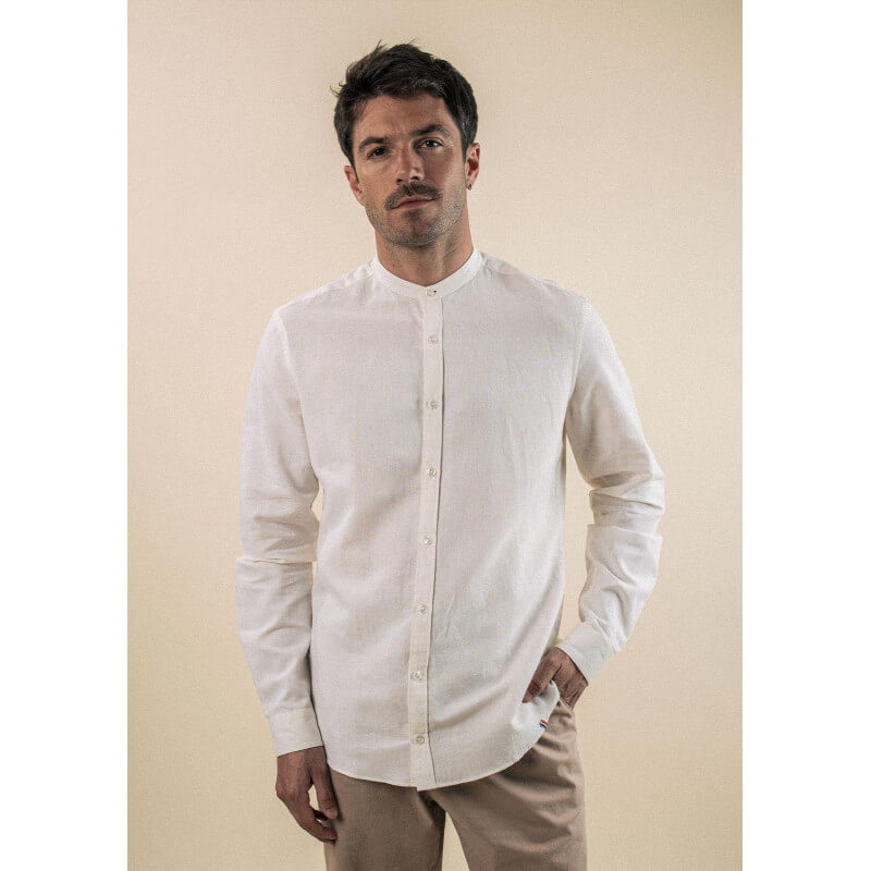 23pe-chemise-homme-pierrelin-écru-coton-bio-lin-made-in-france-3 23pe-chemise-homme-pierrelin-écru-coton-bio-lin-made-in-france-3