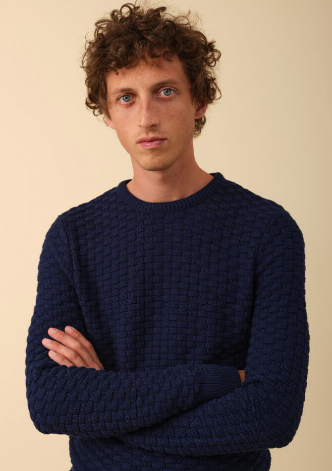 21pe-pull-homme-damier-bleu-foncé-coton-bio-made-in-france-1