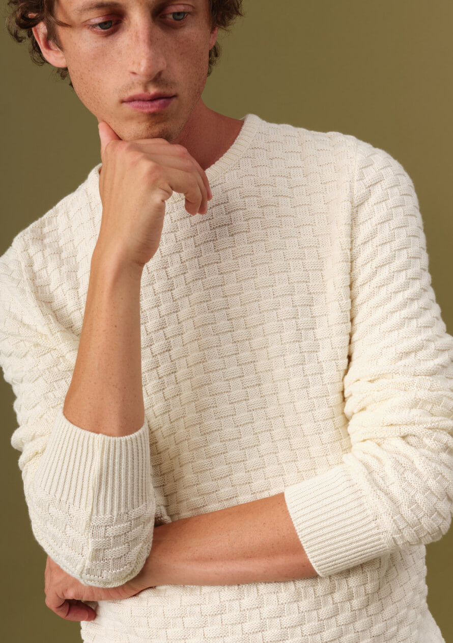 21pe-pull-homme-damier-écru-coton-bio-made-in-france-1