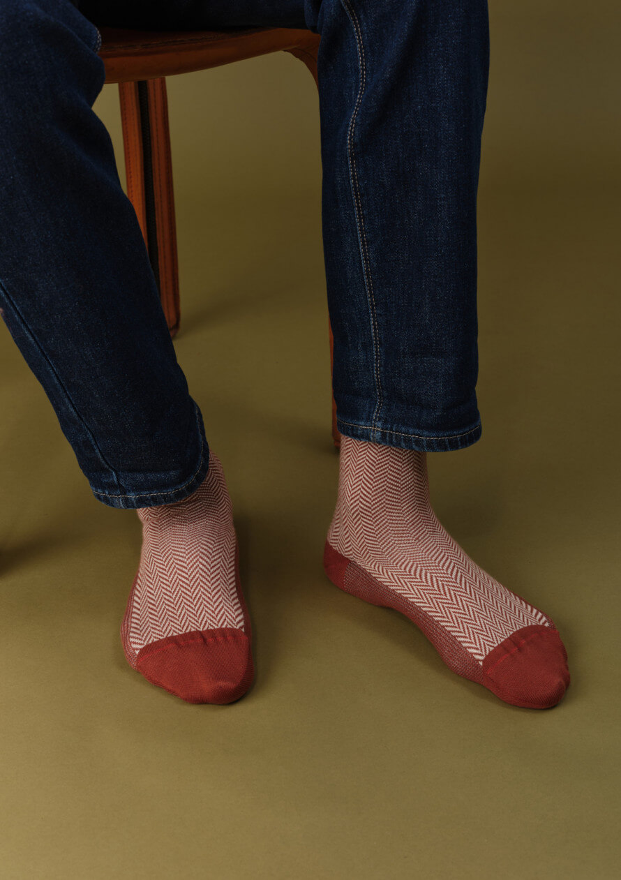25ah-chaussettes-homme-chevron-terracotta-coton-bio-made-in-france-3