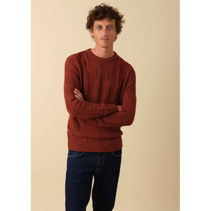 25ah-pull-homme-mosaique-terracotta-made-in-france-2 25ah-pull-homme-mosaique-terracotta-made-in-france-2